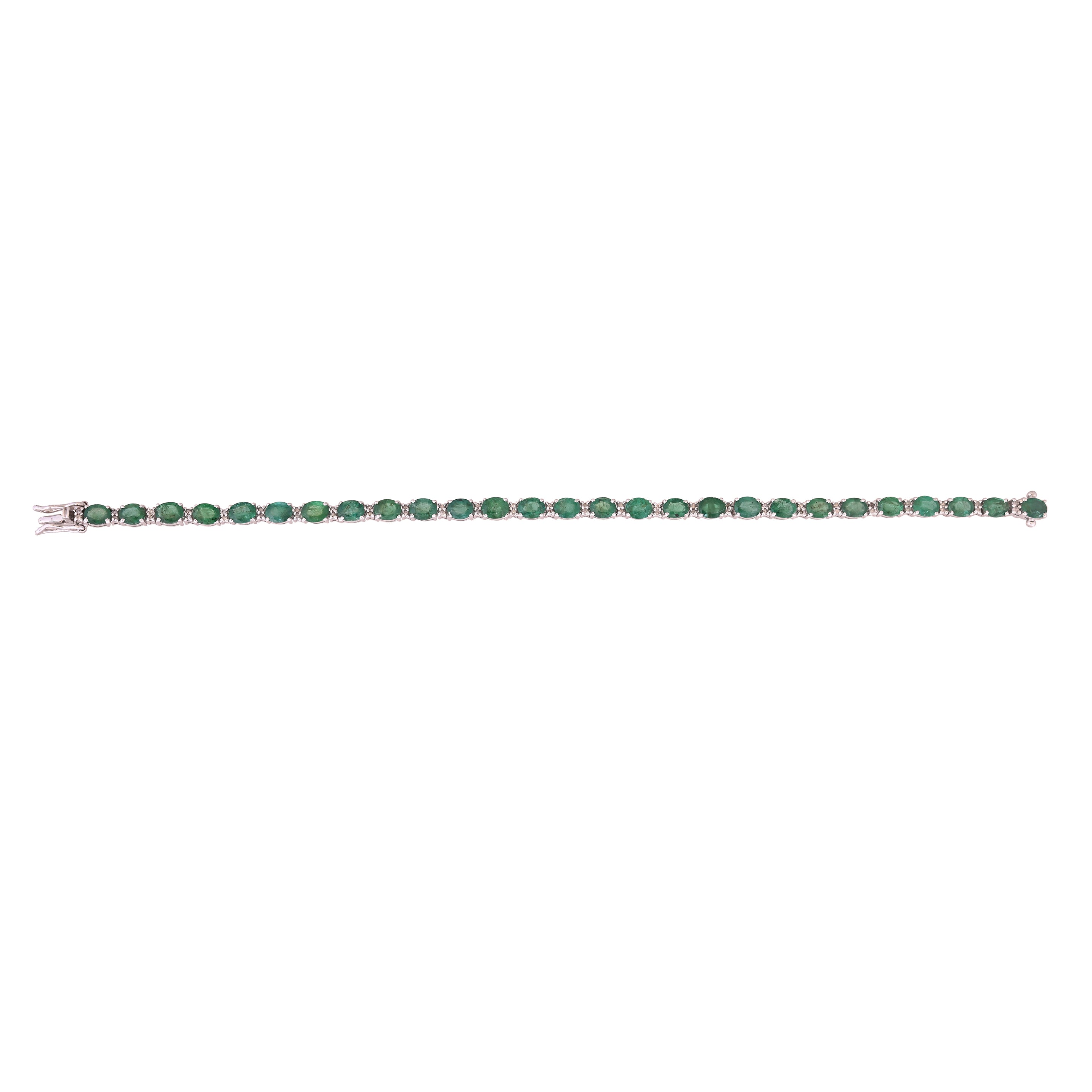 Emerald Diamond Bracelet
