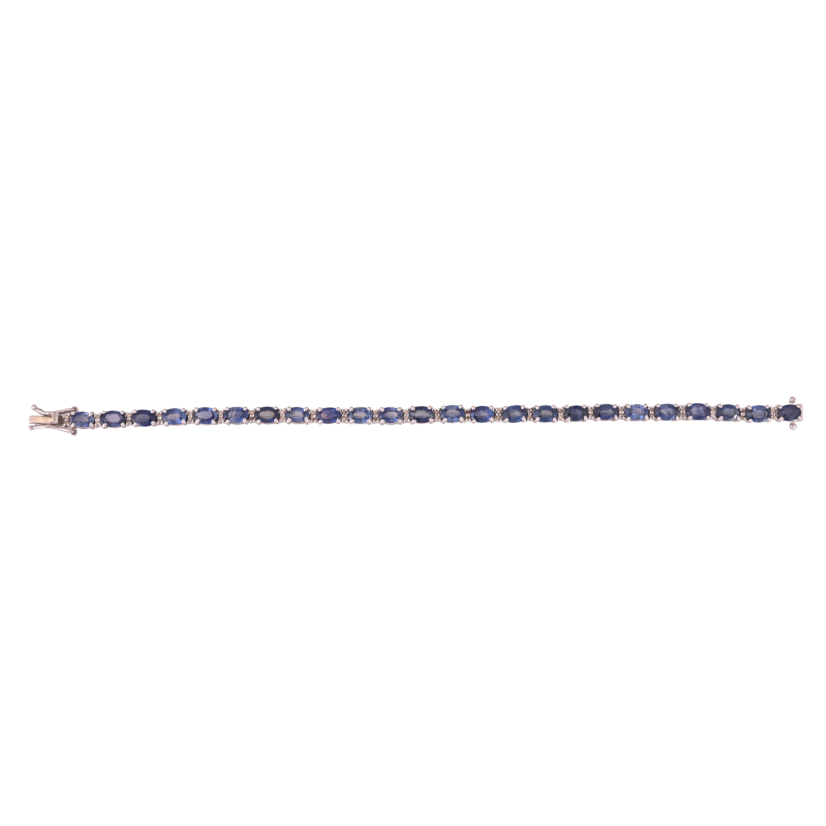 Blue Sapphire Tennis Bracelet