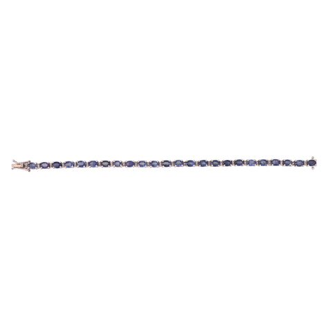 Blue Sapphire Tennis Bracelet