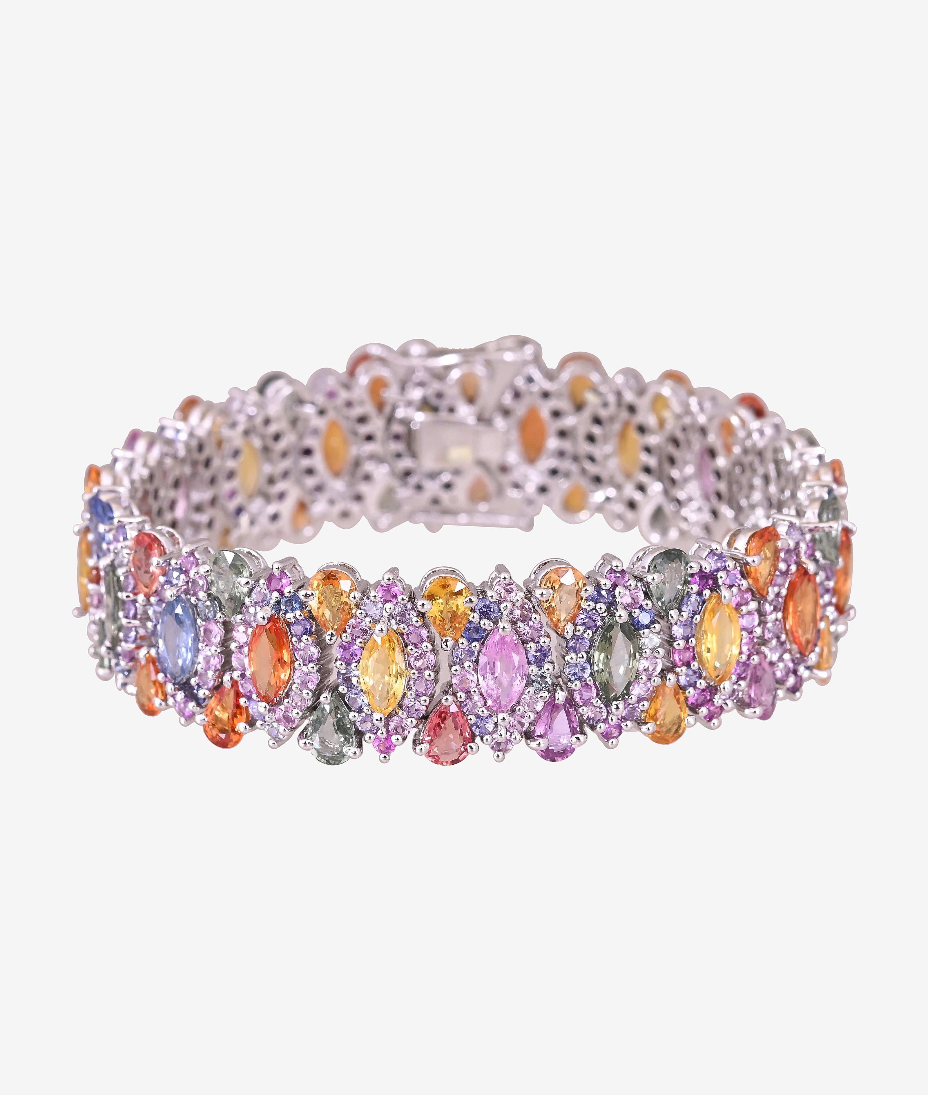 Blush Spectrum Pink Sapphire Bracelet