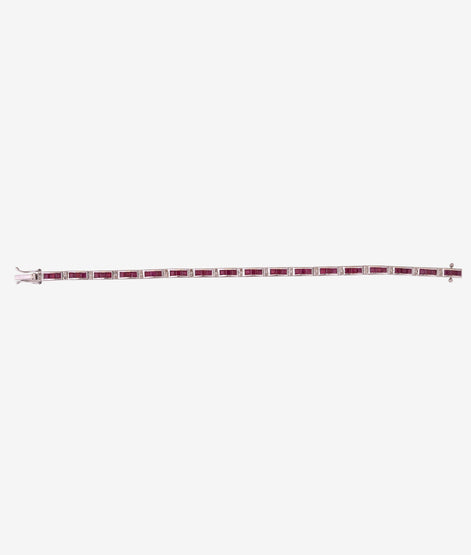 Timeless Ruby & Diamond Bracelet