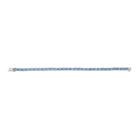 Blue Topaz Prong Bracelet