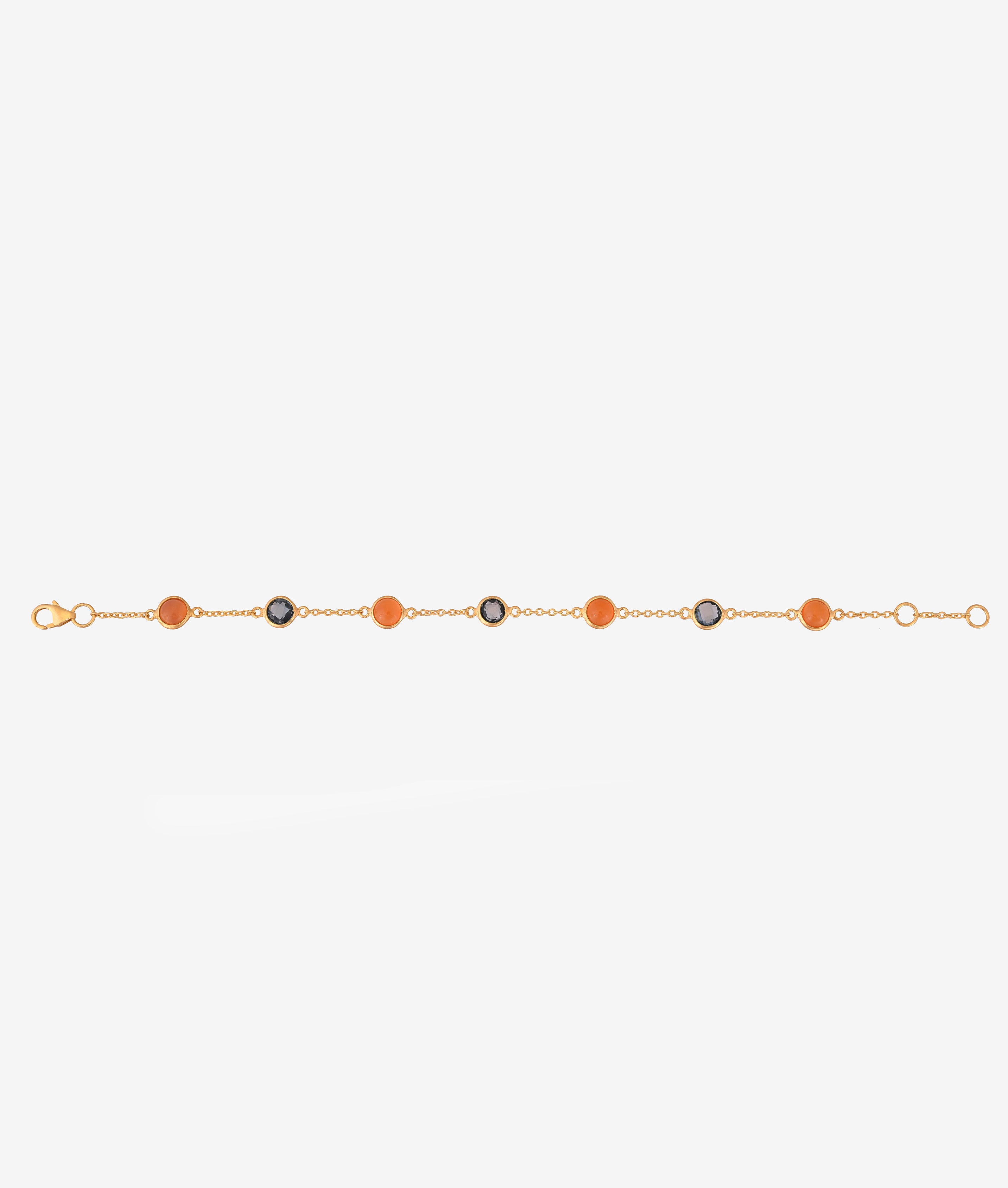 Carnelian paired bracelet
