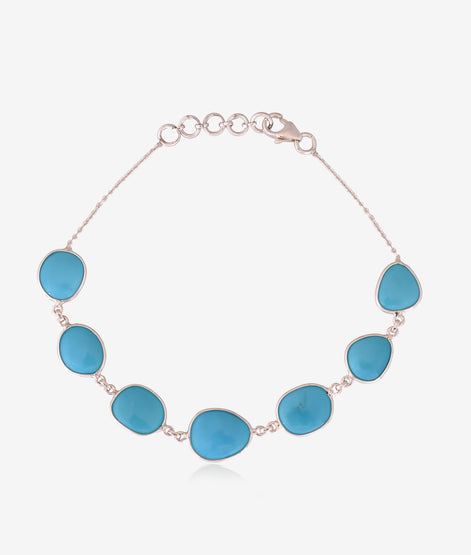 Oval Turquoise Bracelet