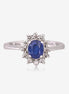 Iconic Blue Sapphire and Diamond Ring