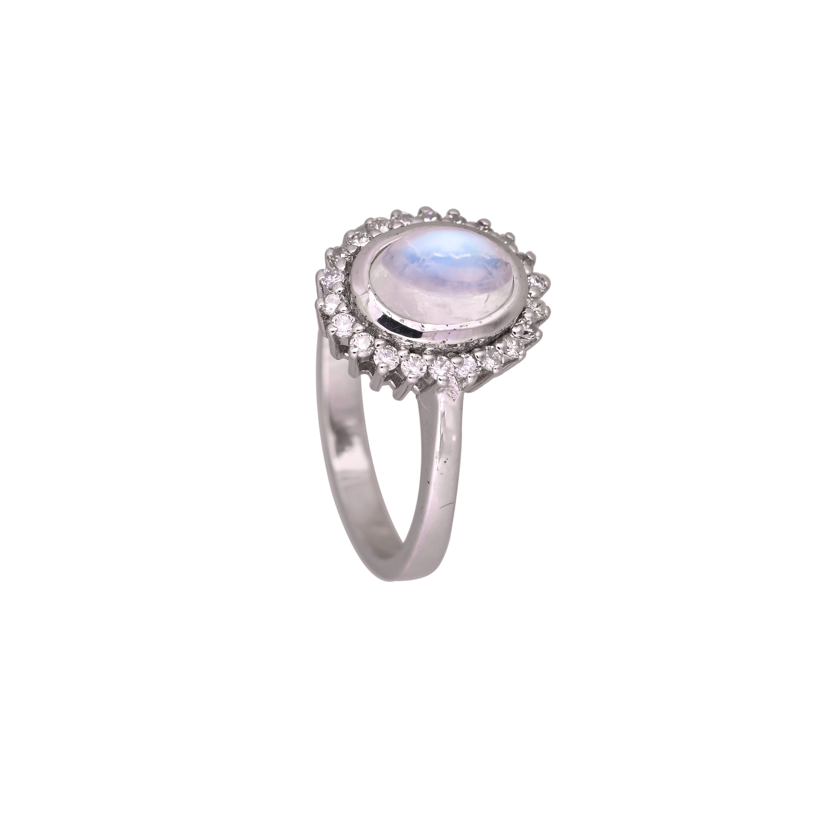 Moonstone cabochon Ring