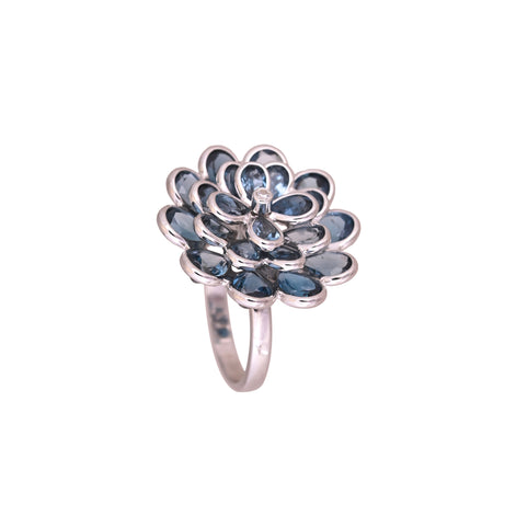 Blue Horizon Topaz Ring
