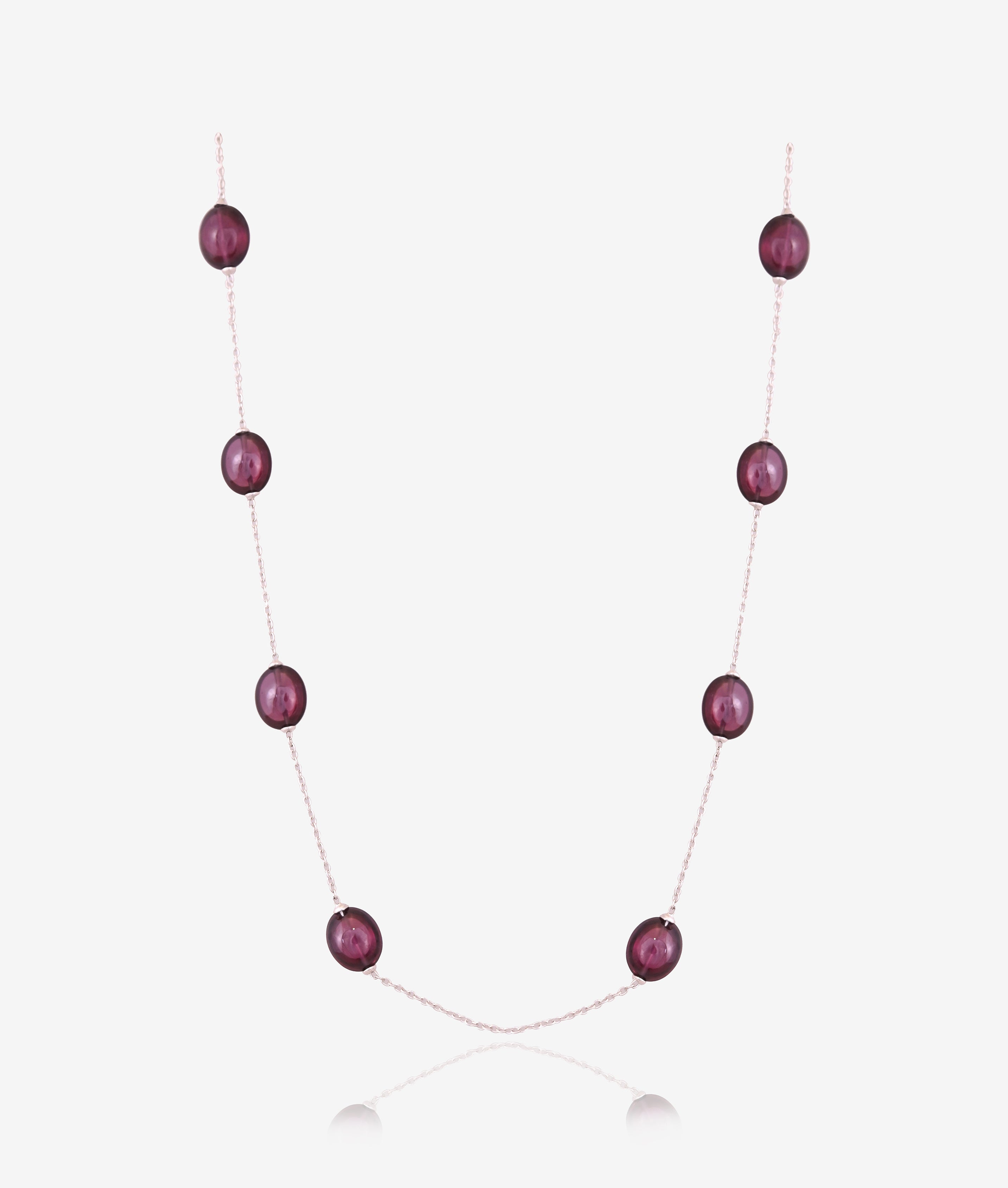 Scarlet Radiance Garnet Chain
