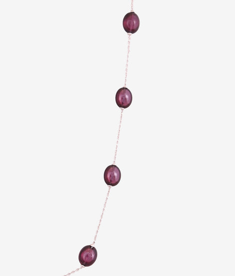 Scarlet Radiance Garnet Chain