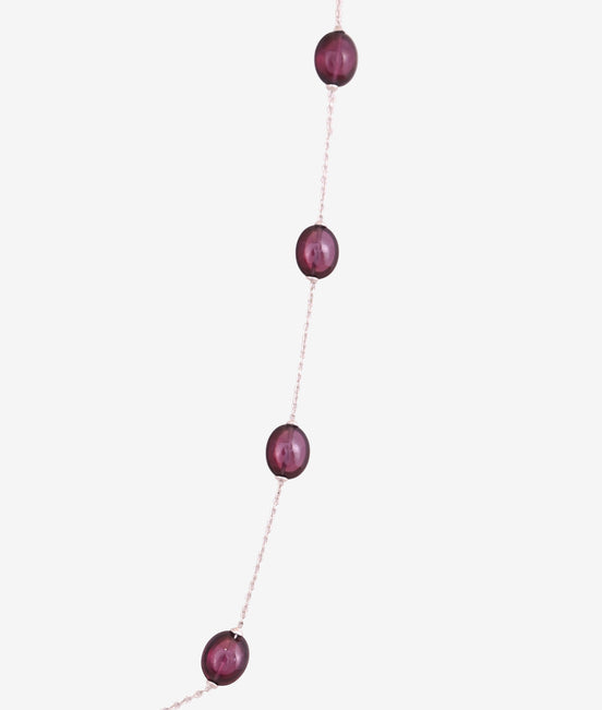 Scarlet Radiance Garnet Chain