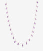 Delicate Amethyst Gemstone Chain