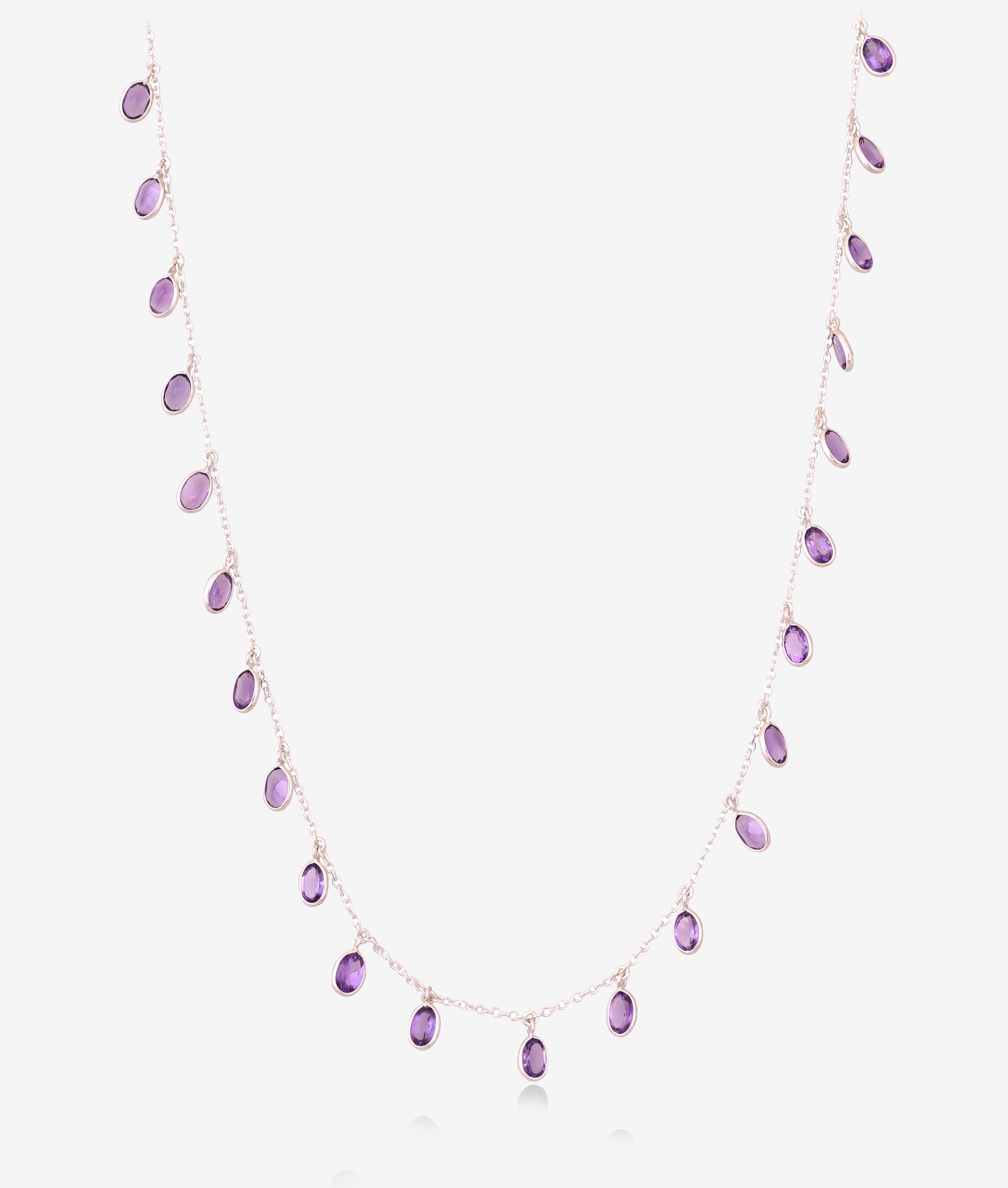 Delicate Amethyst Gemstone Chain
