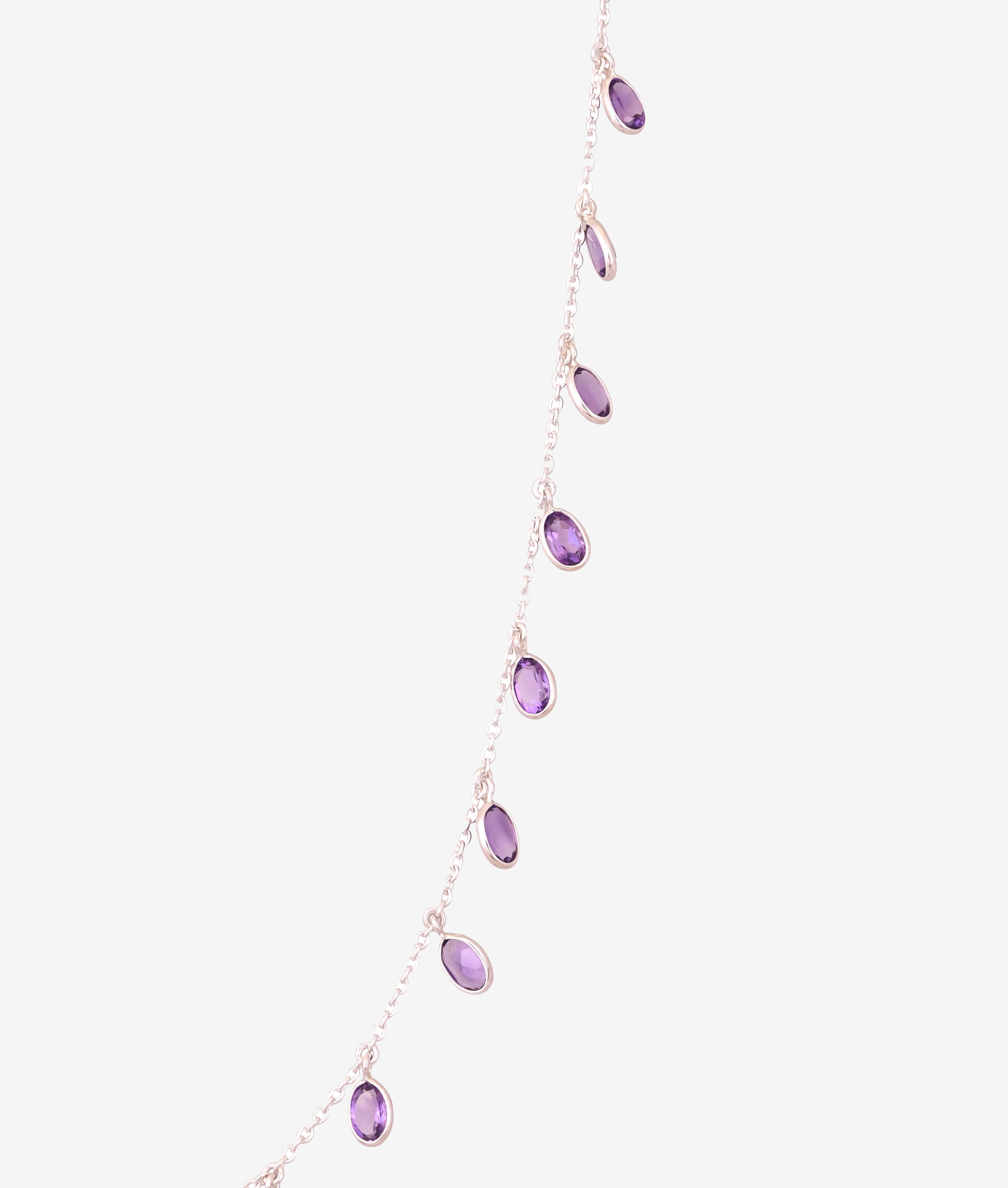 Delicate Amethyst Gemstone Chain