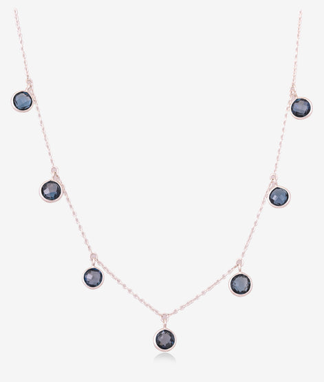Brilliant Blue Topaz Chain