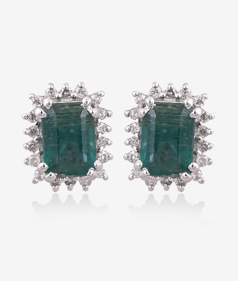 Emerald & Diamond Necklace Set of 3