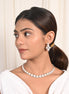 Classic Diamond Pearl Necklace Set