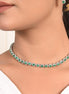 Natural Emerald and Diamond Necklace Set