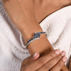 Classic Blue Sapphire Bangle Bracelet