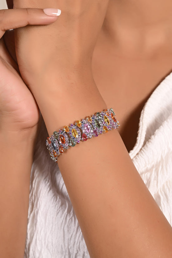 Blush Spectrum Pink Sapphire Bracelet