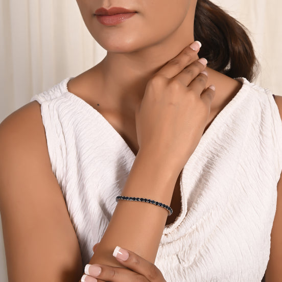 Royal Deep Blue Sapphire Bracelet