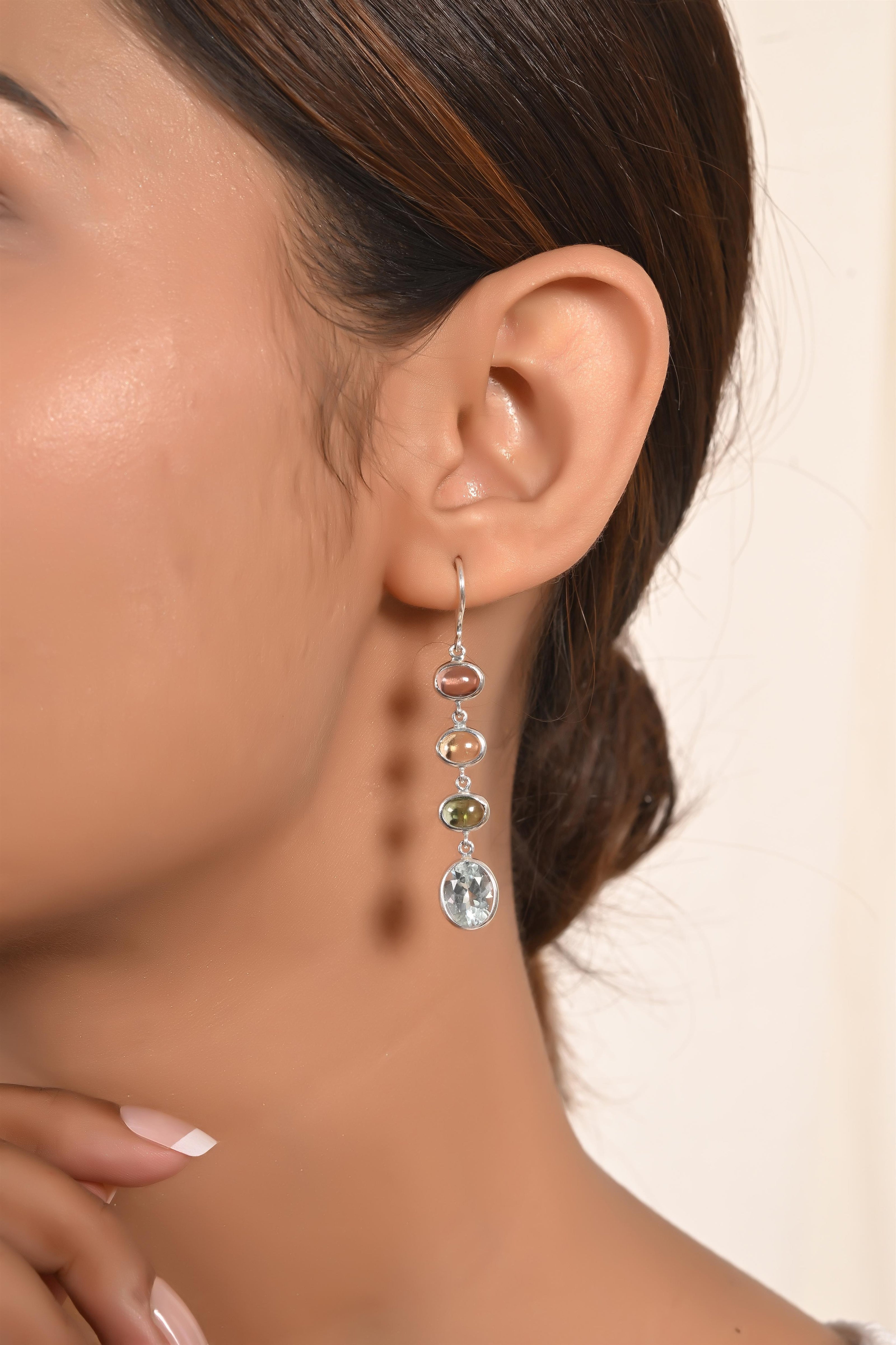 Prism Grace Tourmaline Earrings