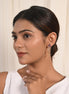 Vibrant Citrtin & Amethyst Briolette Drop Earrings