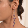 Rich Hue Amethyst Earrings