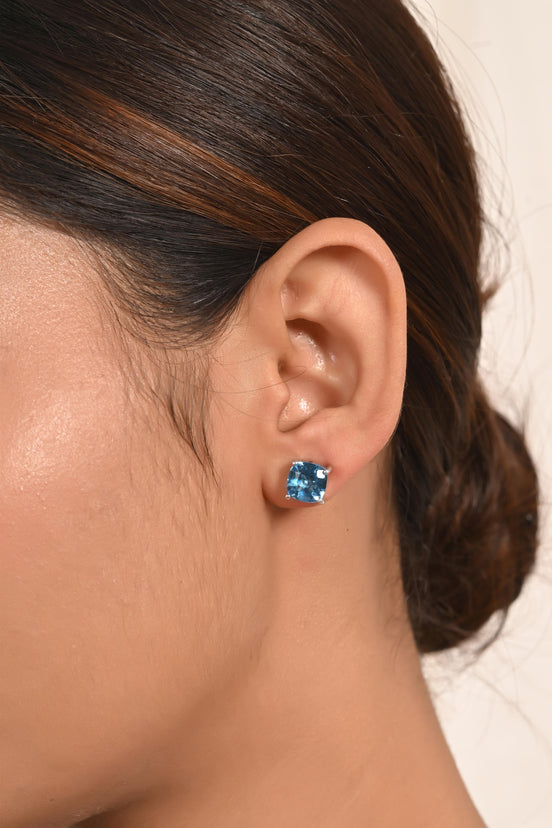 Azure Glow Blue Topaz Tops