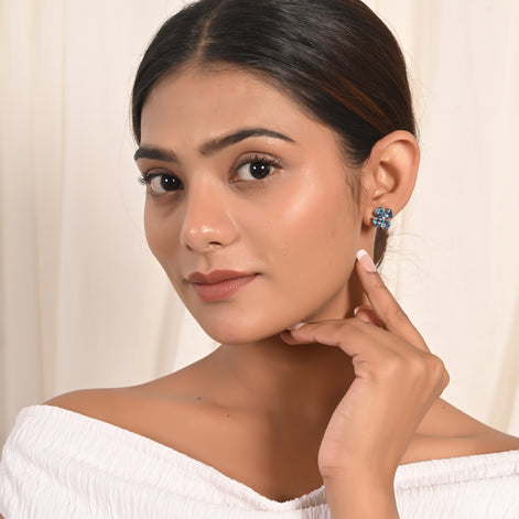 Crystal Sky Blue Topaz Tops