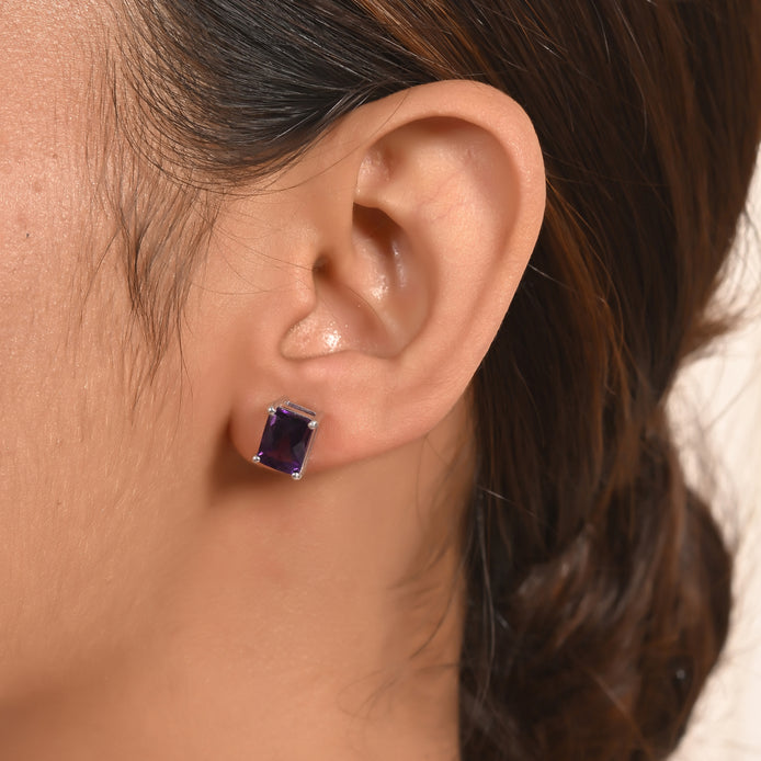 Minimal Bloom Amethyst Tops