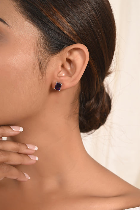 Minimal Bloom Amethyst Tops