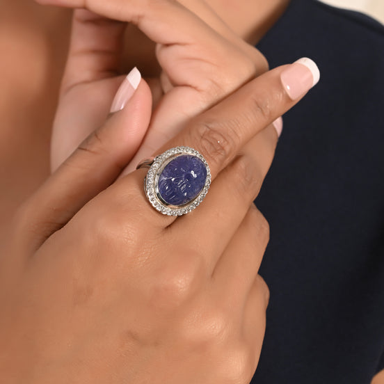 Timeless Tanzanite & Diamond Ring