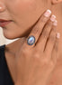 Aurora Blue Multi-Stone Ring