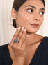 Blue Horizon Topaz Ring