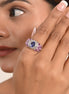 Tanzanite Accented Diamonds Ring