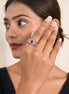 Tanzanite Accented Diamonds Ring