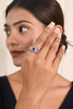 Tanzanite Accented Diamonds Ring