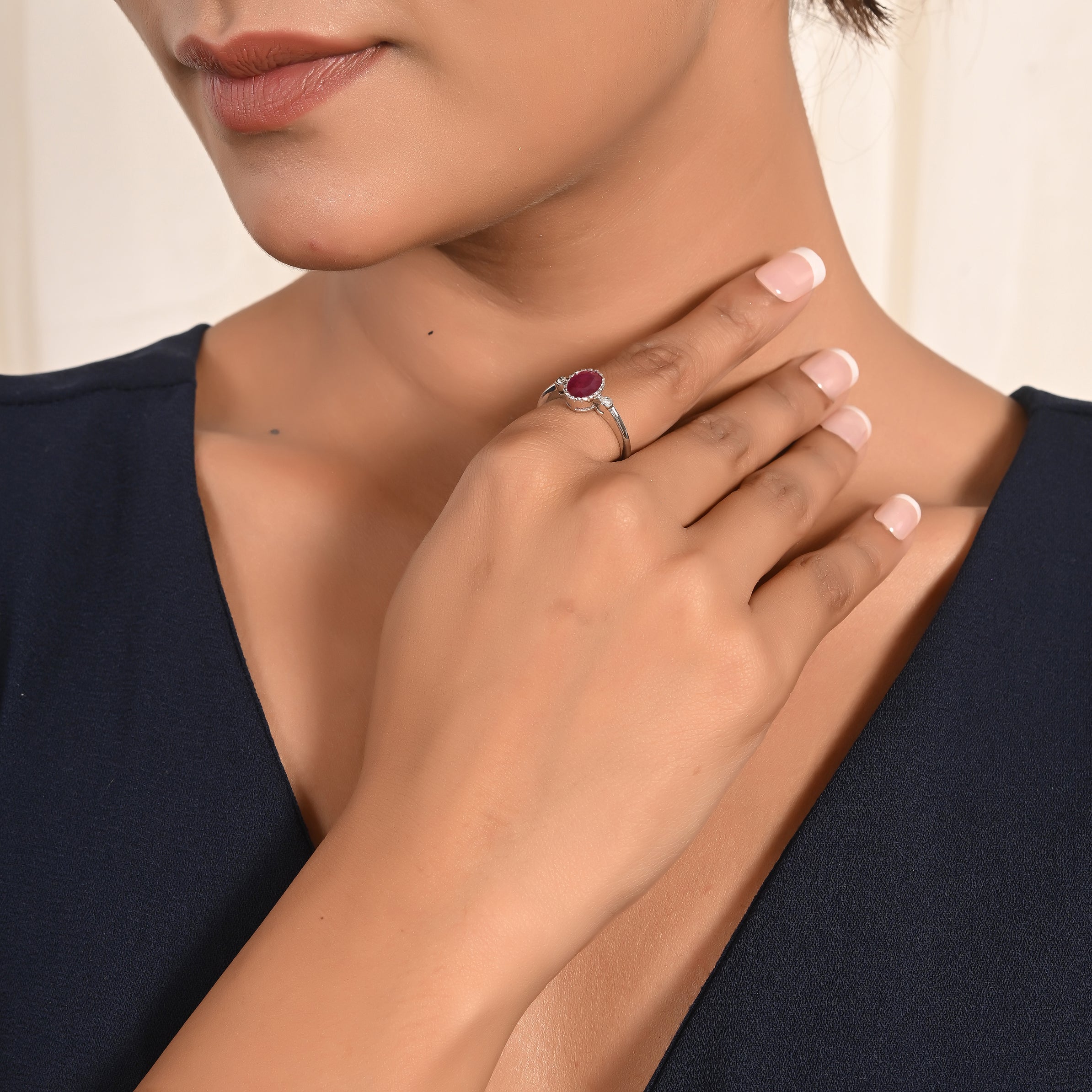 Passionate Ruby and Diamond Ring