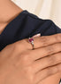 Passionate Ruby and Diamond Ring