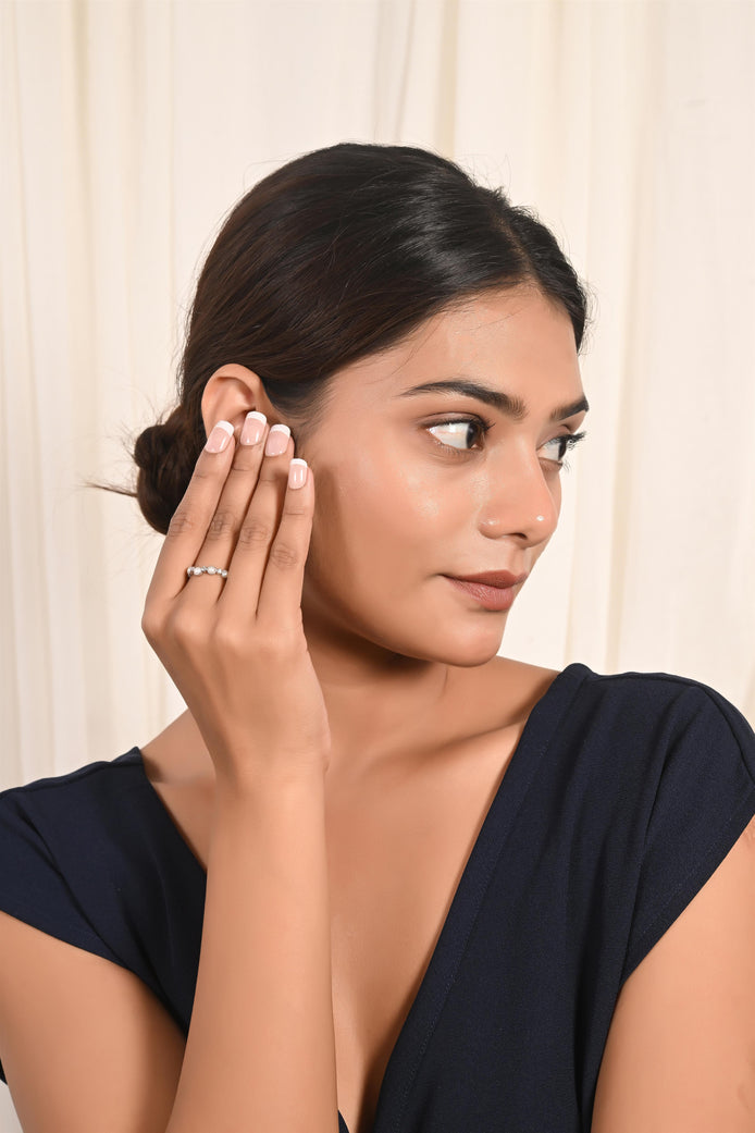 Classic Spark Pearl Ring