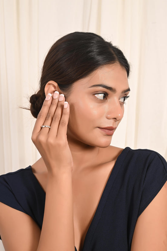 Classic Spark Pearl Ring