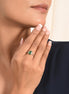 Emerald Prong Classic Ring
