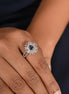 Blue Royale Sapphire Diamond Ring