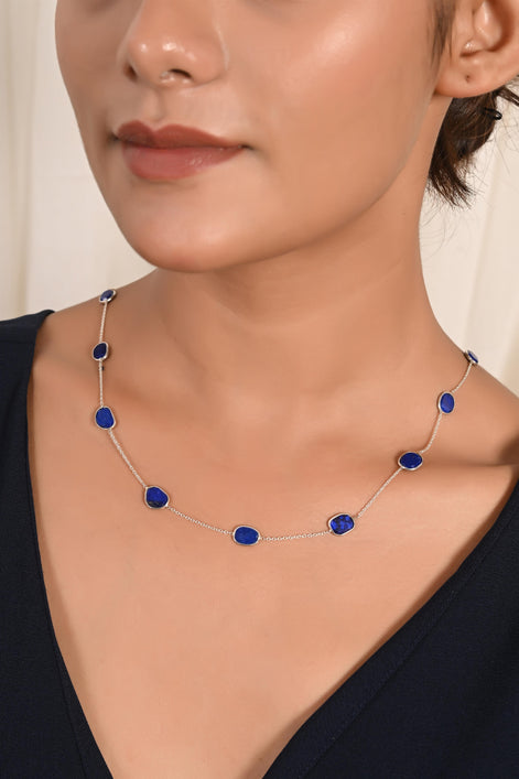 Midnight Calm Lapis Chain