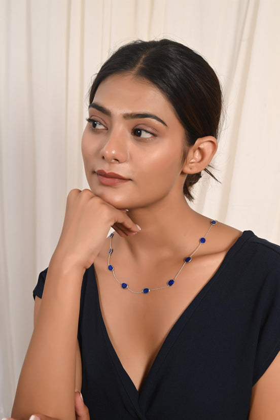 Midnight Calm Lapis Chain