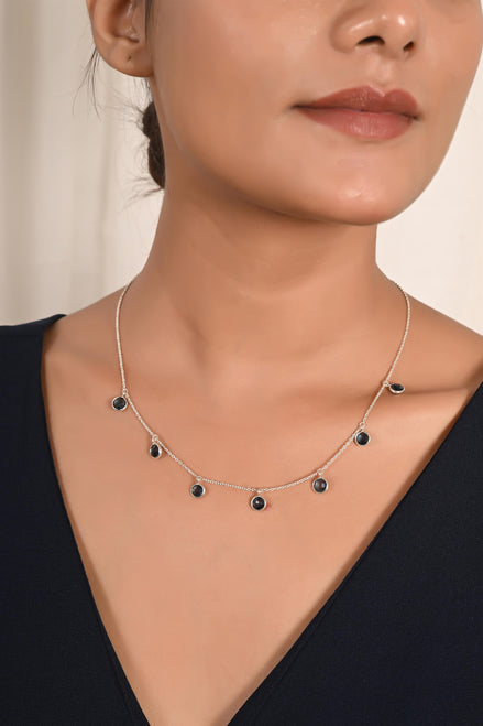 Brilliant Blue Topaz Chain