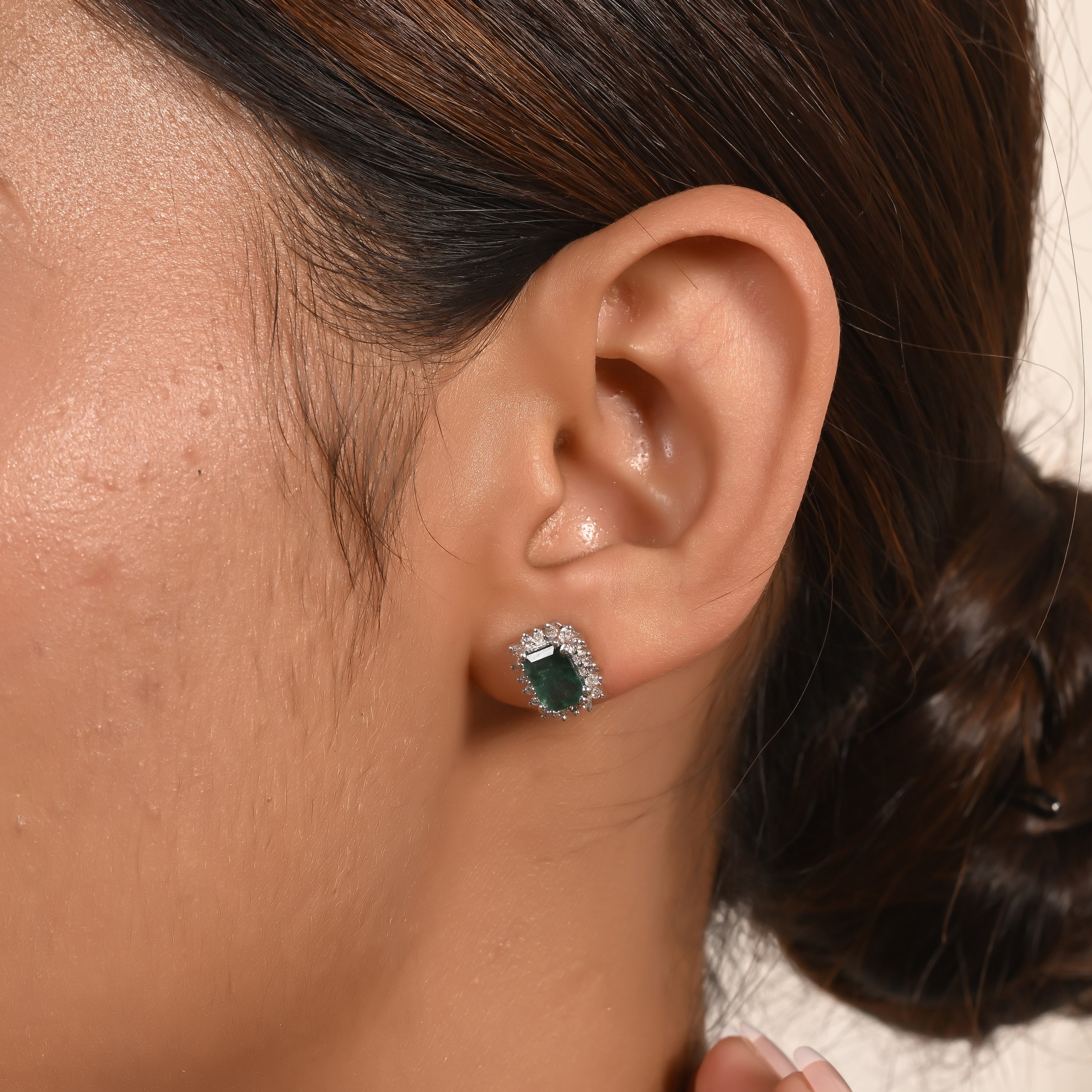 Emerald & Diamond Necklace Set of 3