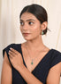 Lush Emerald Cut Moissanite Necklace Set