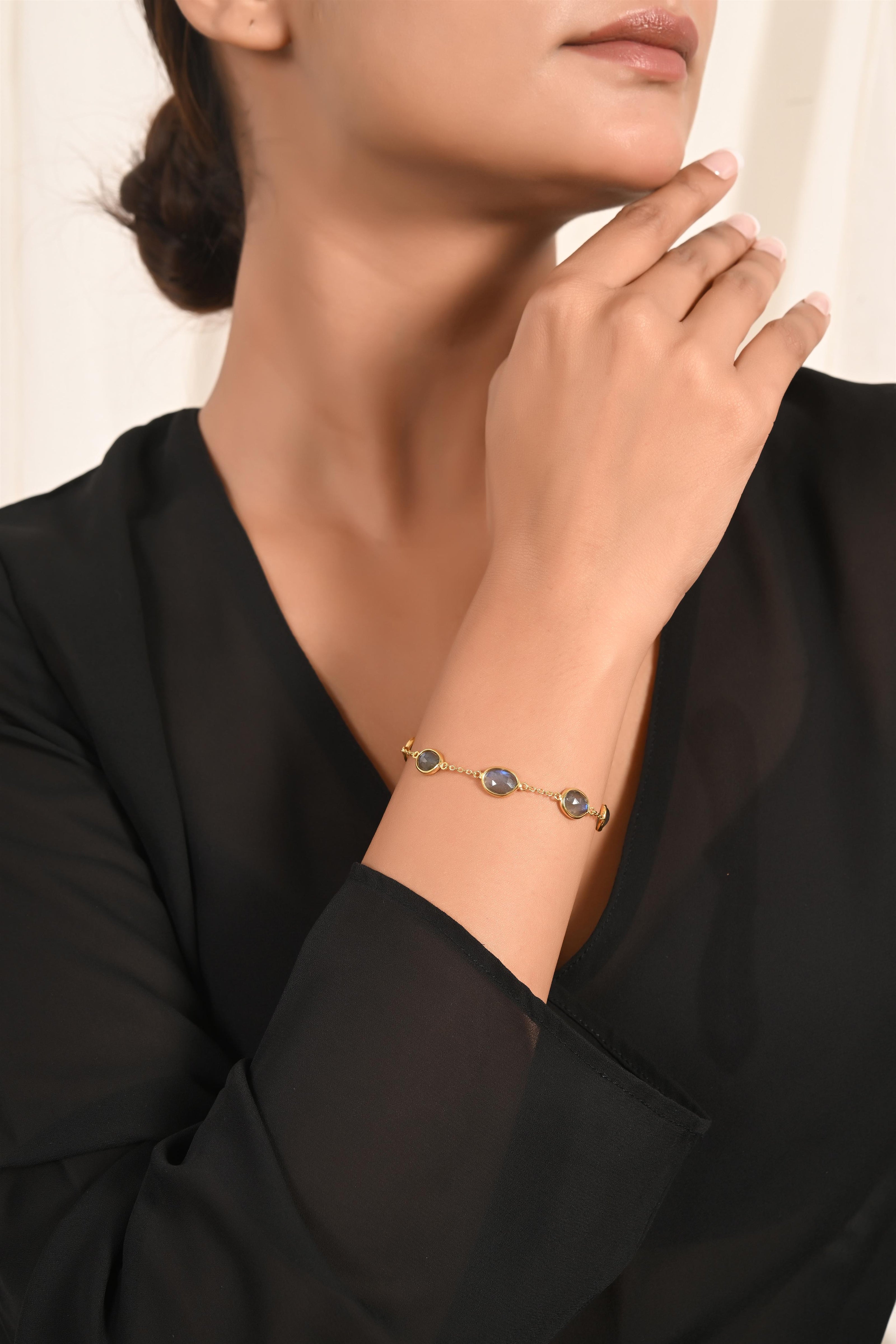 Labradorite finish bracelet