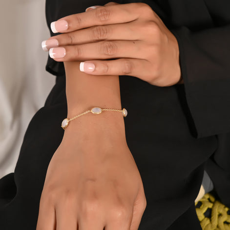 Rainbow MS Beads Bracelet